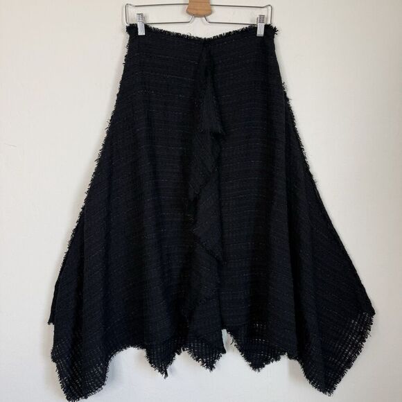 Proenza Schouler Dresses & Skirts - Proenza Schouler Size 8 Womens Tweed Woven A Line Asymmetric Midi Skirt Career